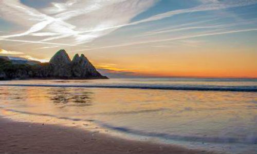 Three Cliffs Bay, Gower Peninsula, Wales